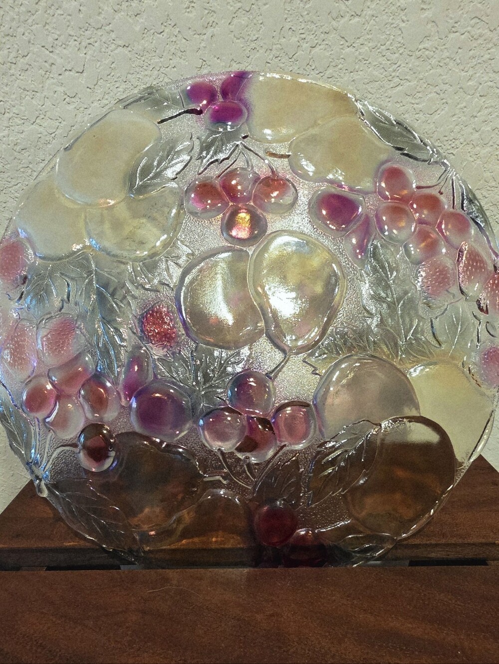 Indiana Glass Company Rainbow Garden Platter